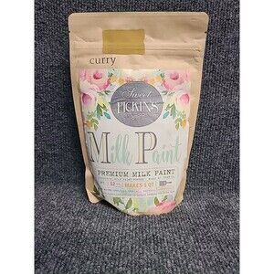 NEW Sweet Pickins Milk Paint 12Oz ( Makes 1 Quart) Curry Yellow